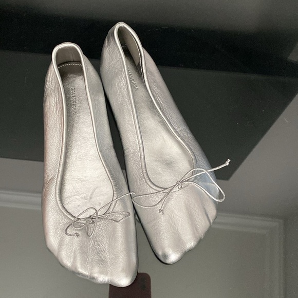 Balenciaga Anatomic Metallized Ballerina Flats - Picture 13 of 13